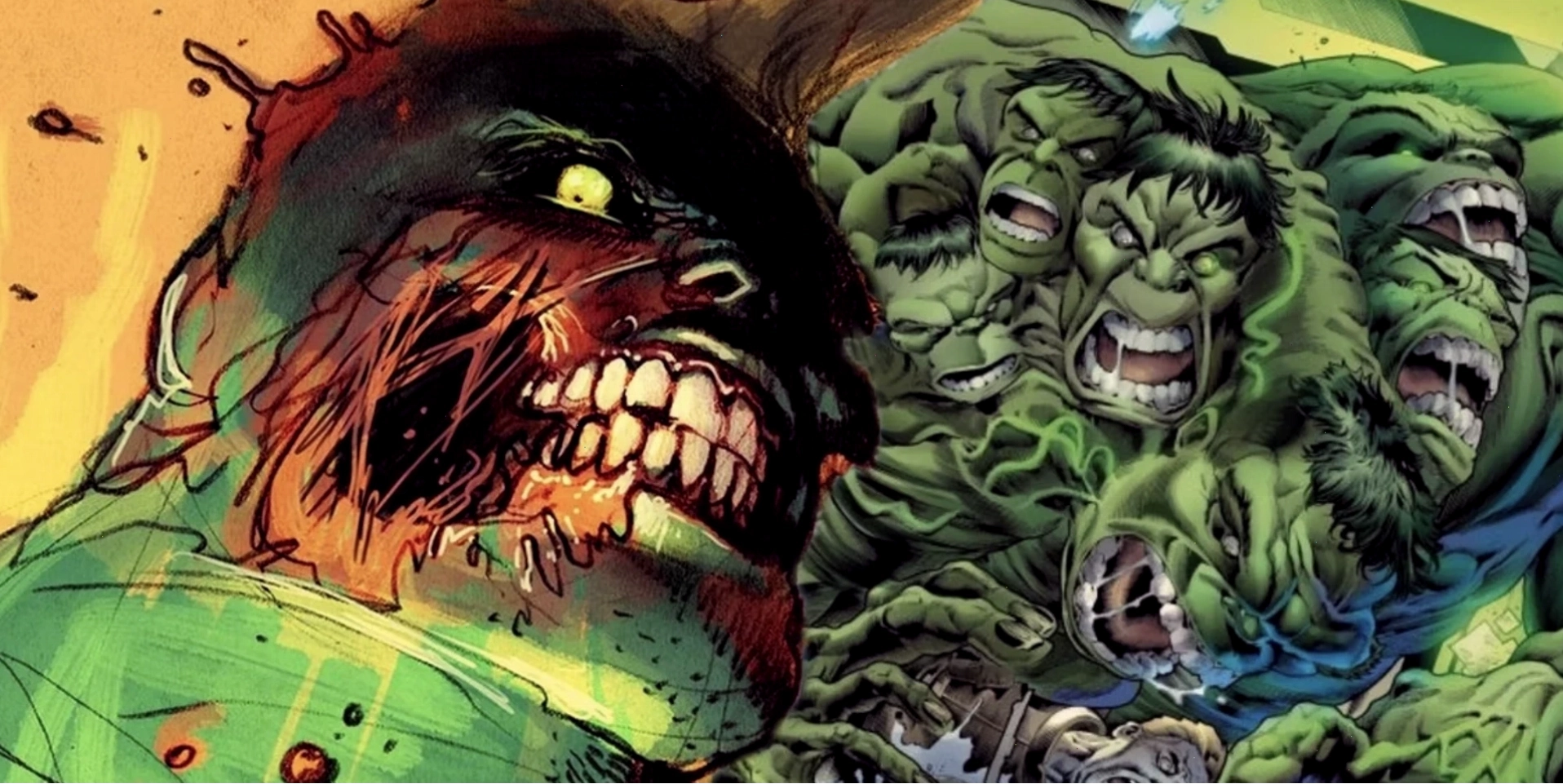 Bruce Banner biến đổi thành Hulk sau vụ nổ gamma