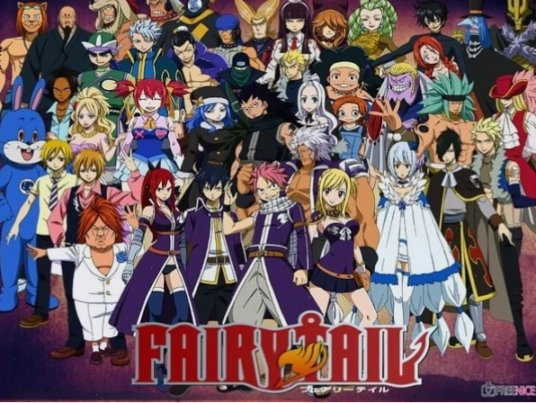 Các nhân vật chính trong bộ anime Fairy Tail