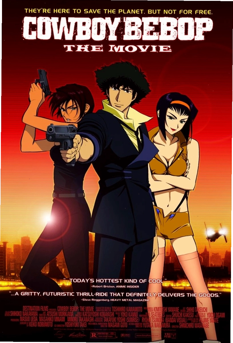 Cảnh phim anime với gam màu tươi sáng