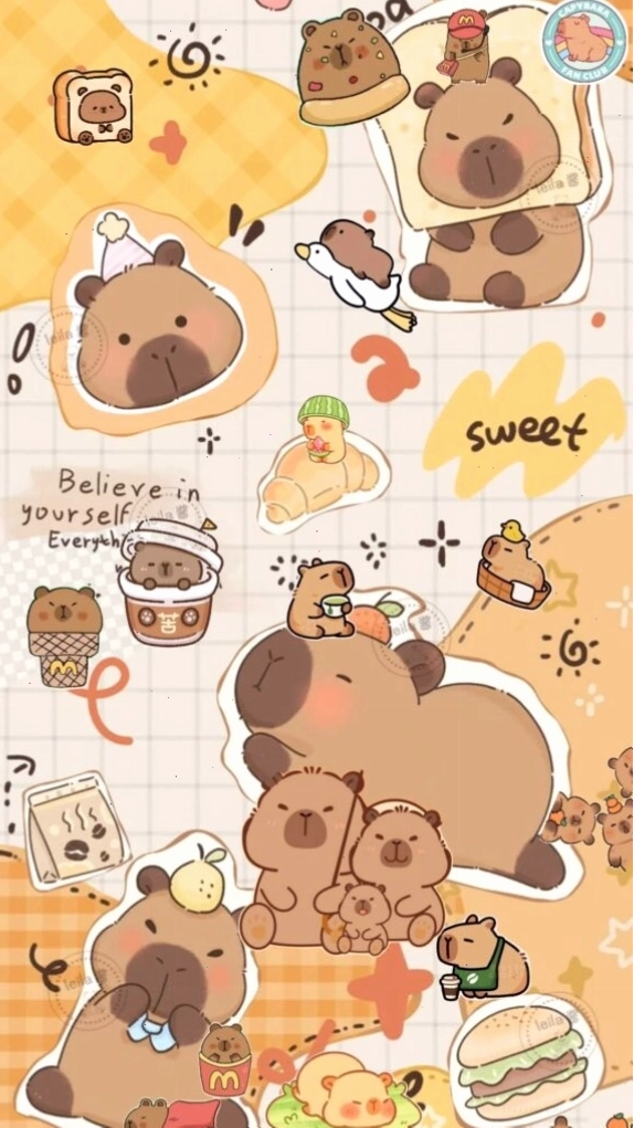 Capybara bộ đôi vô tri trong buổi sáng, thể hiện sự thân thiết ngộ nghĩnh