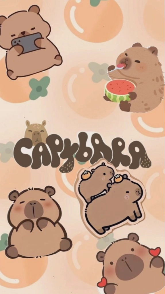 Capybara lạc giữa vườn cam với vẻ mặt ngơ ngác, thể hiện sự vô tri đáng yêu
