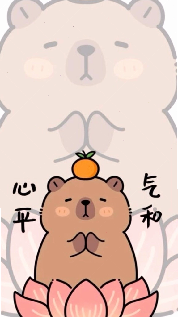 Capybara ngồi thiền, giác ngộ sự vô tri đỉnh cao, mang tính biểu tượng