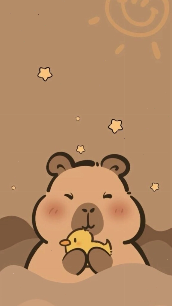 Capybara ôm vịt vàng, avatar đơ cảm xúc