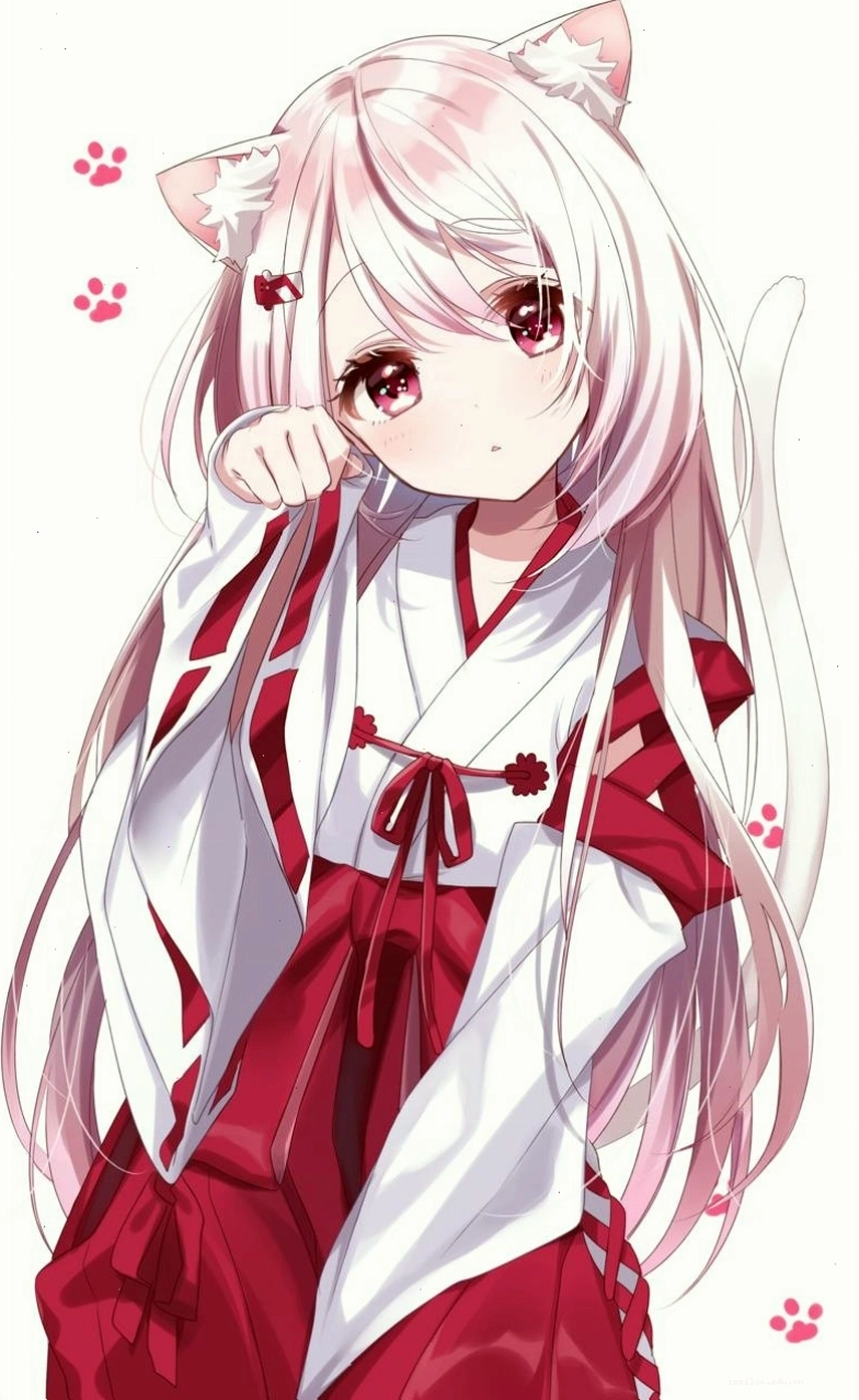 Cat Girl wallpaper với phong cách nghệ thuật độc đáo