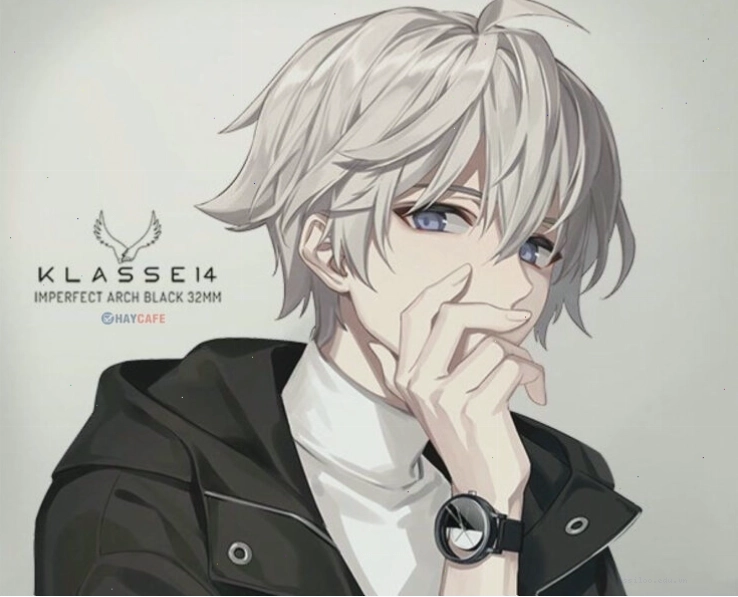 Chàng trai anime với vẻ ngoài lạnh lùng và mái tóc vuốt ngược