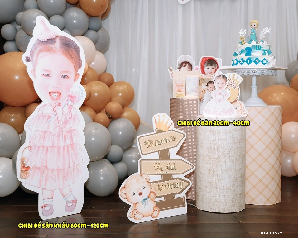 Chibi cho bé thể hiện sự ngộ nghĩnh