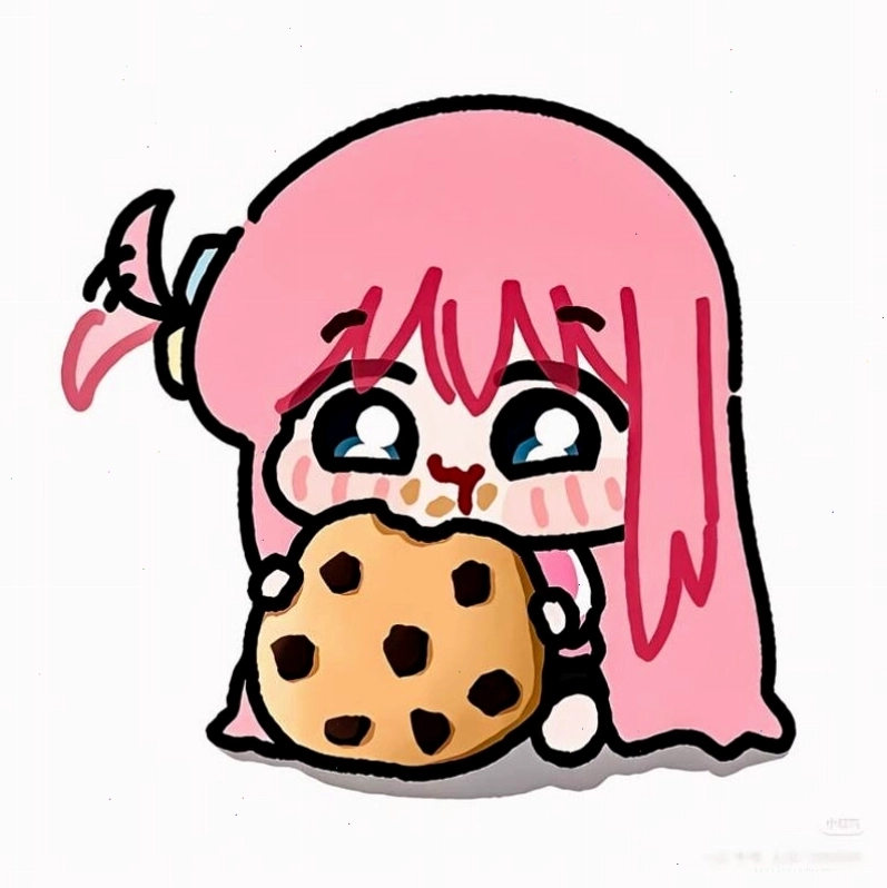 Chó con chibi với đôi mắt to tròn và biểu cảm ngây thơ