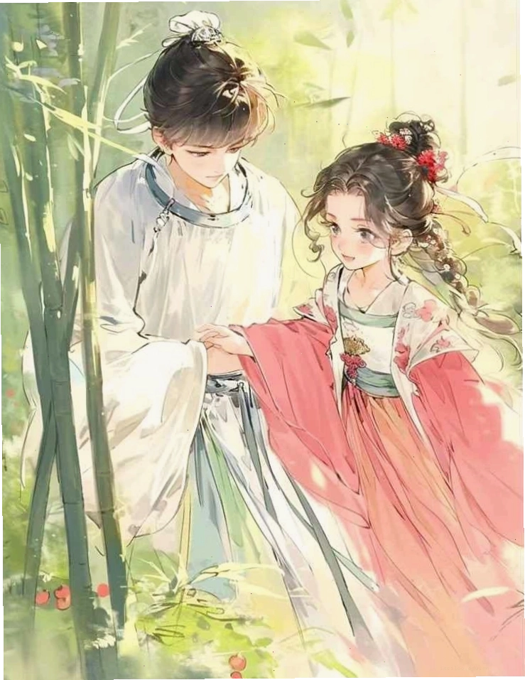 Cô gái anime Trung Quốc với trang phục truyền thống và thần thái quyền quý