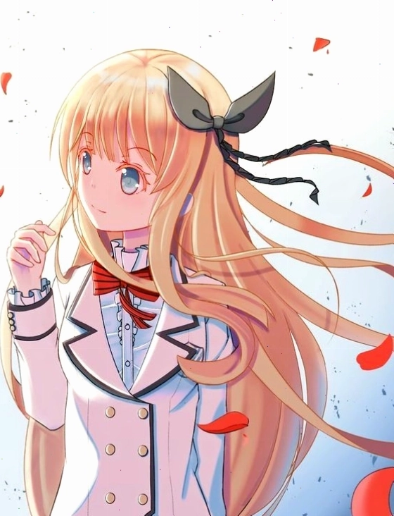 Cô gái anime với trang phục cầu kỳ và phong cách ấn tượng