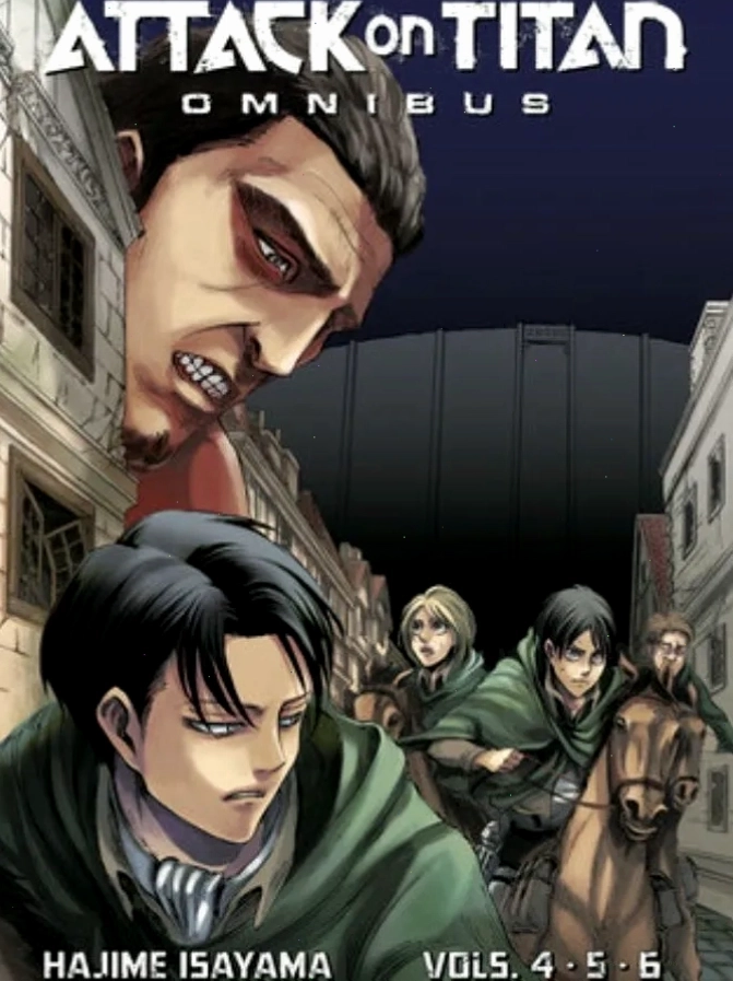Eren, Mikasa và Armin trong Attack on Titan