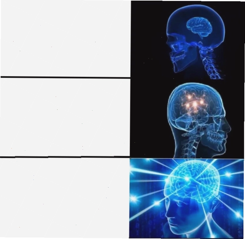 Galaxy Brain Meme Template