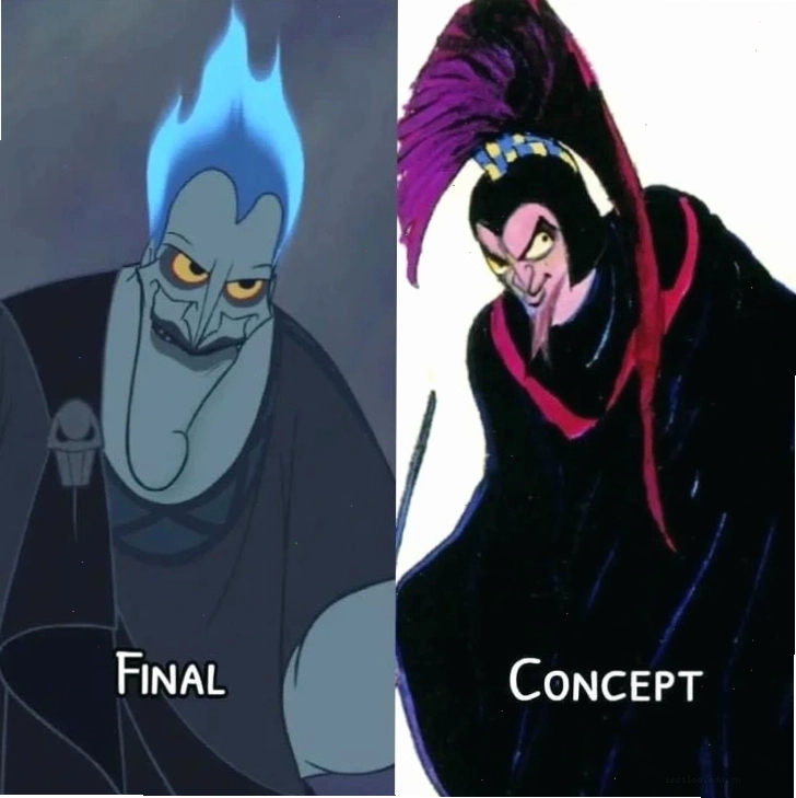 Hades với ngọn lửa xanh trên đầu, vẻ mặt đầy mưu mô
