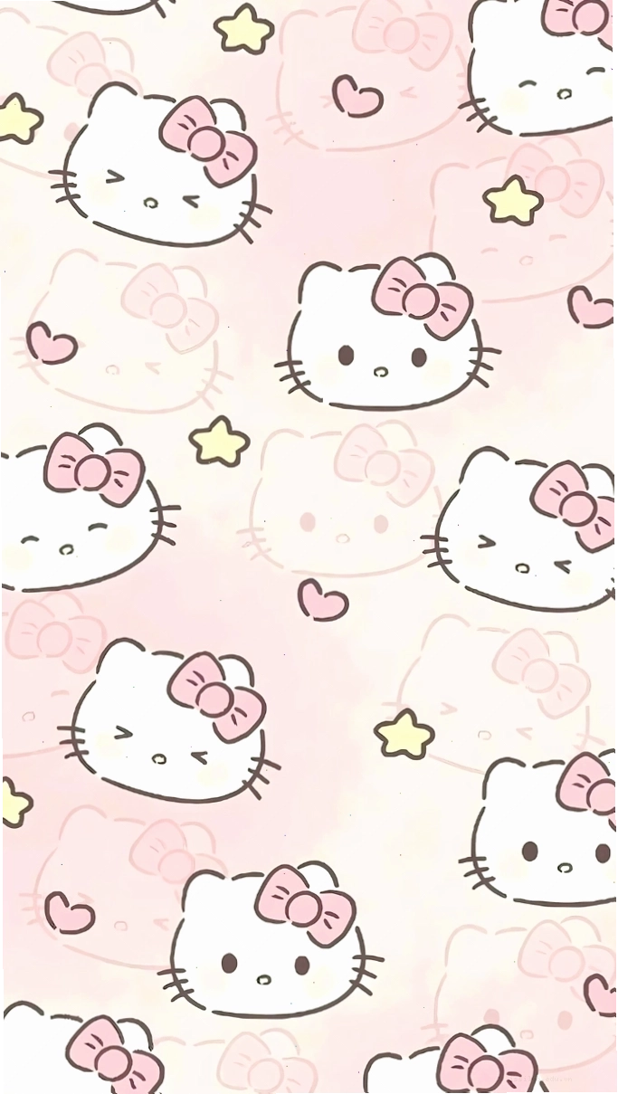 Hello Kitty dễ thương với gam màu pastel chủ đạo