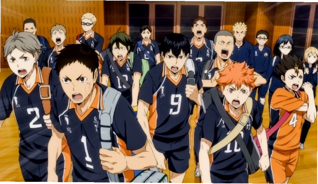 Hình ảnh minh họa cho bóng chuyền anime