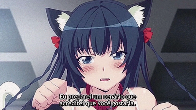 Hình ảnh từ một bộ anime ecchi nặng đô với tình tiết hấp dẫn
