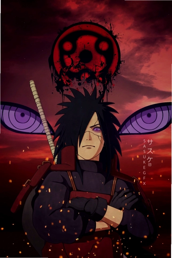 Hình ảnh Uchiha Madara mạnh mẽ và bí ẩn trong Naruto