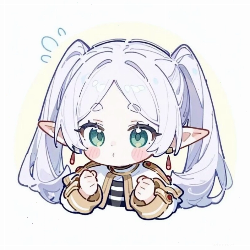Hình anime chibi với phong cách vẽ tươi sáng và màu sắc bắt mắt