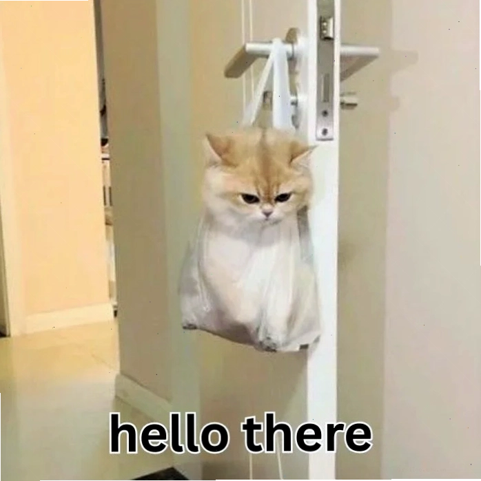 Hình meme hello siêu đáng yêu với phong cách chibi