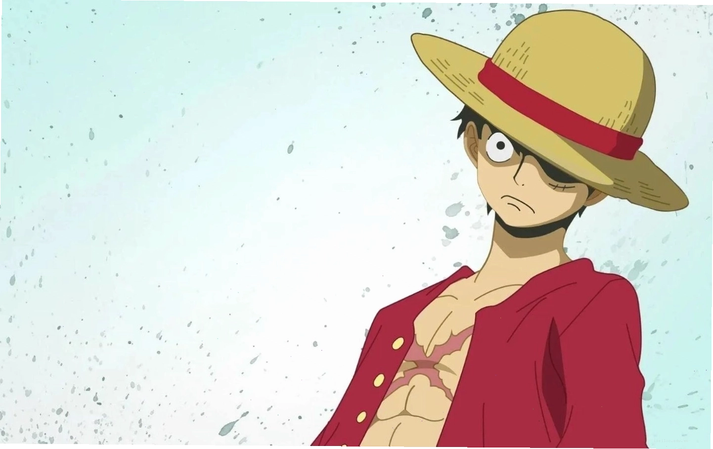 Hình nền anime Luffy nghiêm túc trong trận chiến