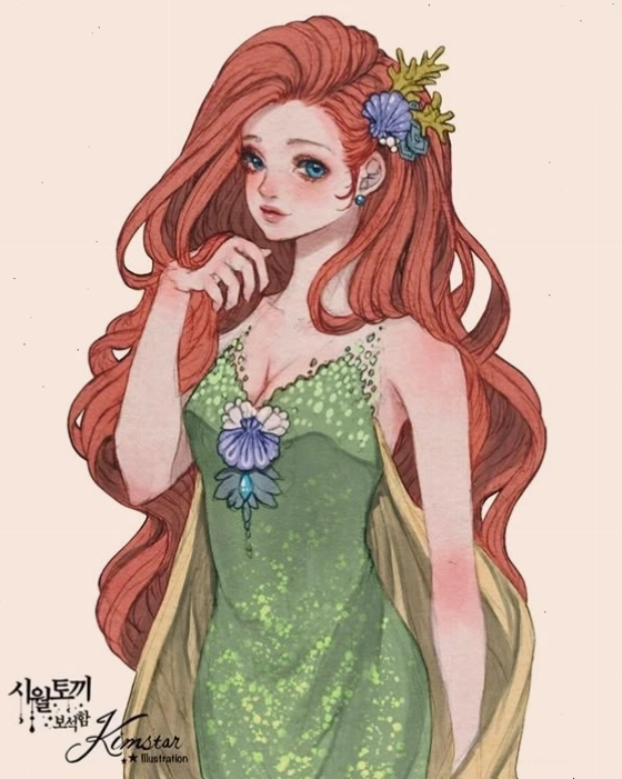Hình vẽ công chúa anime