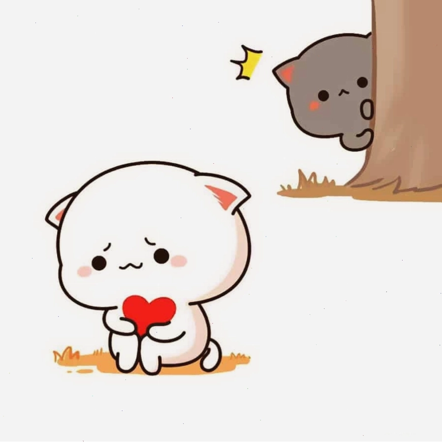 Hình vẽ mèo chibi rất dễ thương