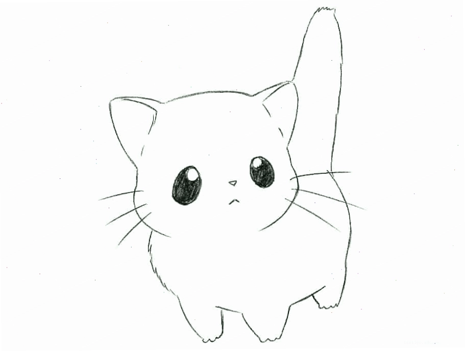 Hình vẽ mèo cute đáng yêu phù hợp làm avatar