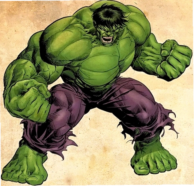 Hulk chiến đấu với kẻ thù