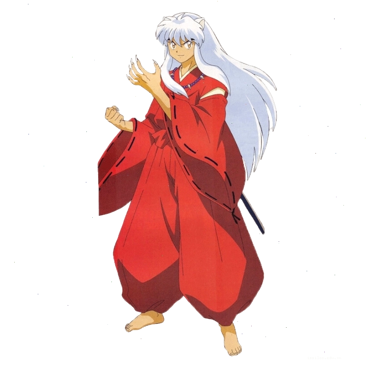 Inuyasha, nhân vật chính với mái tóc bạc và đôi tai chó đặc trưng