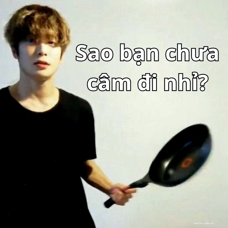 Meme bạn câm đi thể hiện sự mệt mỏi