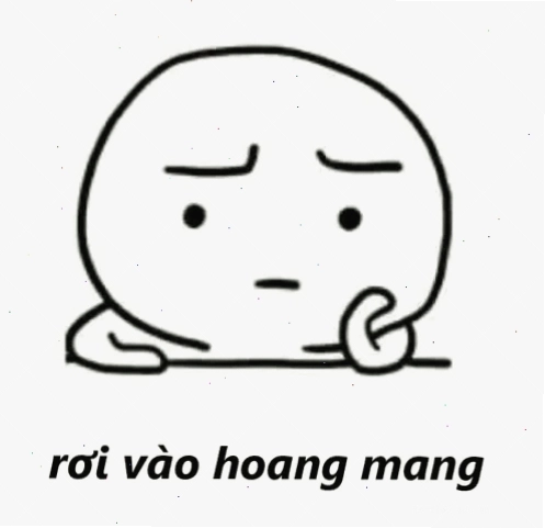 Meme hoang mang hài hước với biểu cảm khó đỡ