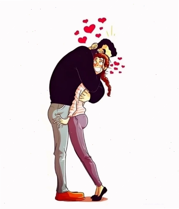 Meme ôm người yêu thể hiện niềm hạnh phúc lứa đôi