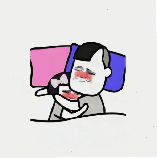 Meme ôm nhau ngủ thể hiện sự ấm áp và gắn bó