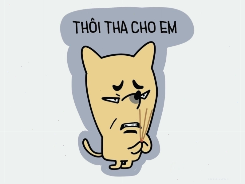 Meme "thôi tha cho em" thể hiện sự bất lực