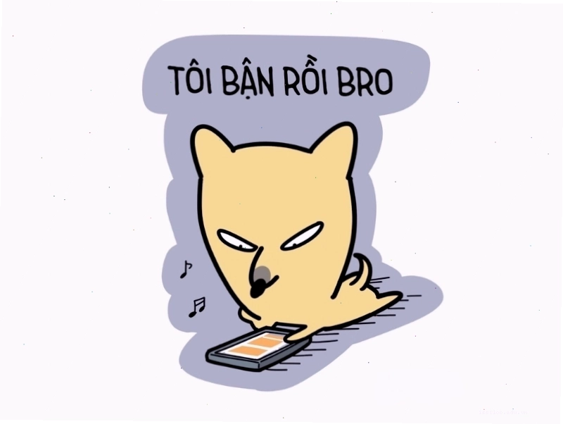 Meme "tôi bận rồi bro" cho thấy sự từ chối khéo léo