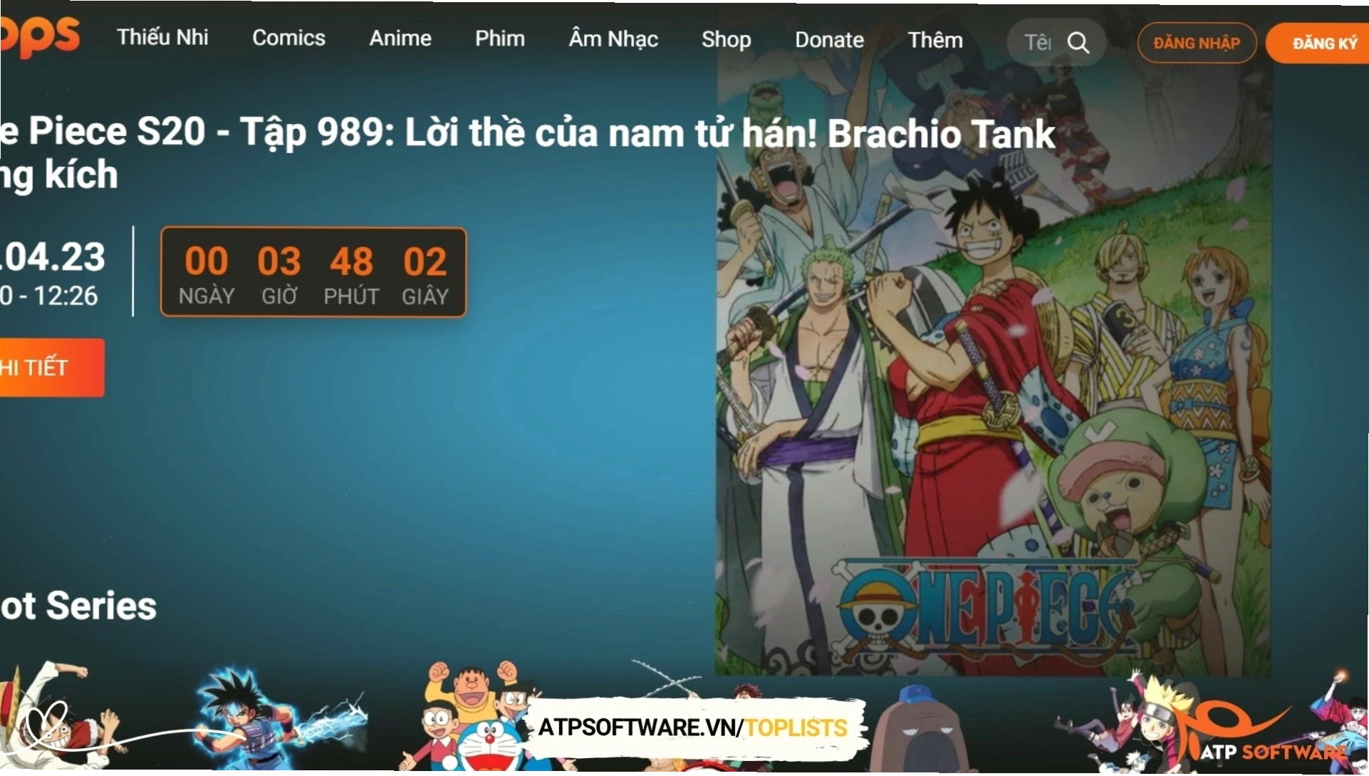 Minh họa cảnh quay trong một bộ anime hành động