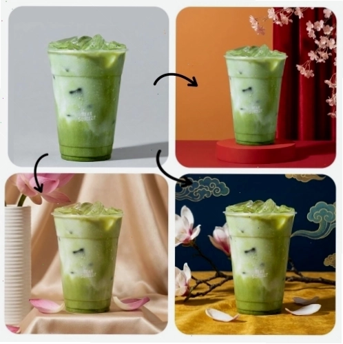 Minh họa khả năng biến đổi phông nền cho ảnh avatar