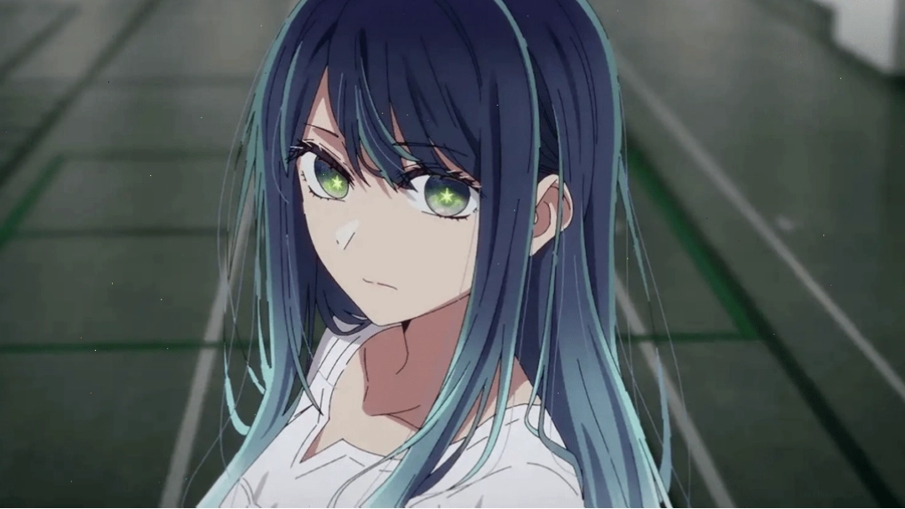Nàng waifu với biểu cảm ngạc nhiên dễ thương