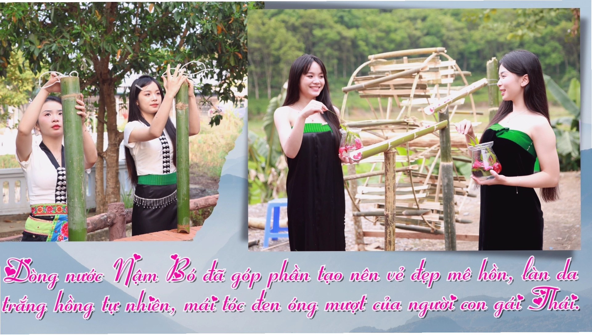 Nét duyên dáng của cô gái dân tộc Thái