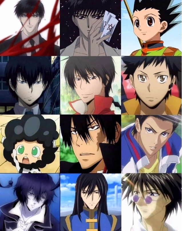 Nhân vật anime nam tóc đen đẹp