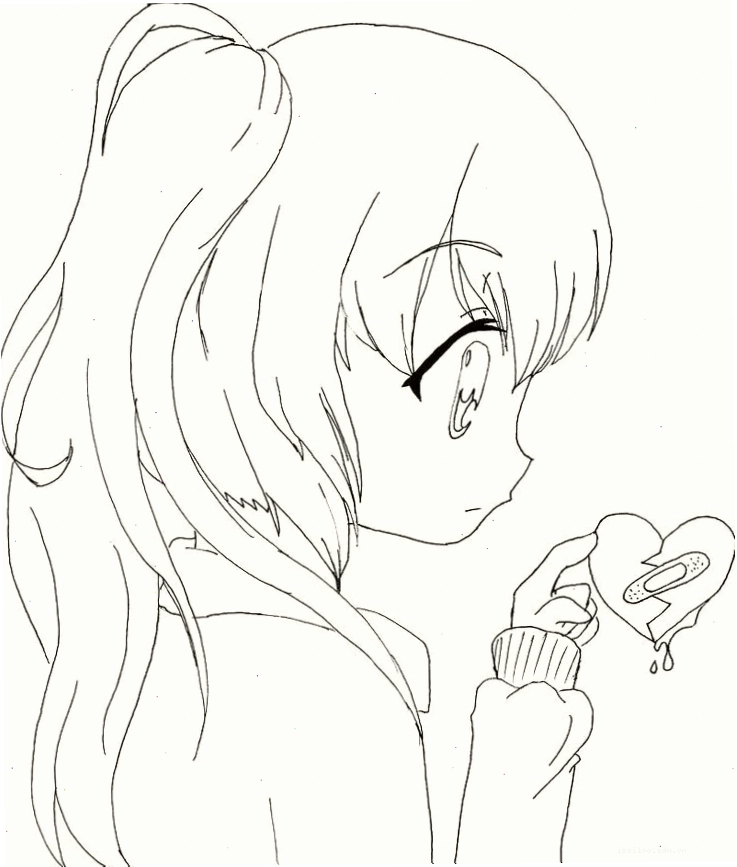 Nhân vật anime nữ sinh với vẻ ngoài cá tính và phong cách