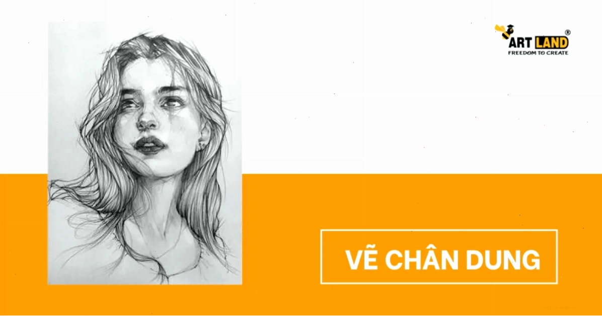 Phác thảo đường nét miệng và tóc