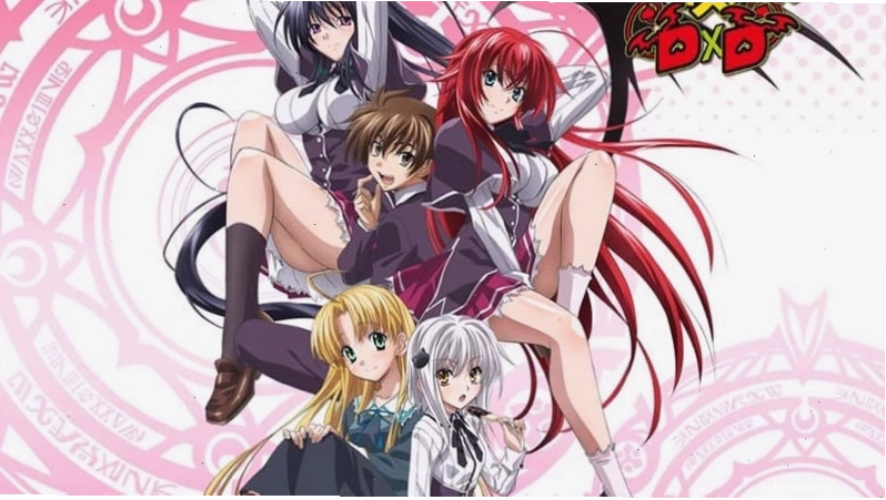 Poster ấn tượng của bộ anime Highschool DxD