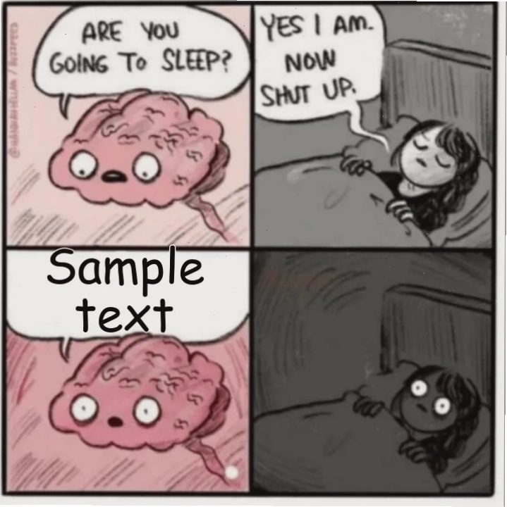 Sleeping Brain Meme