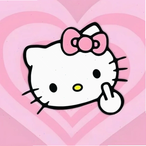 sticker hello kitty meme