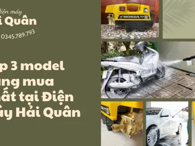 Top máy rửa xe bán chạy nhất tháng 11/2025 tại Điện máy Hải Quân