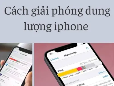Cách giải phóng dung lượng iphone không mất dữ liệu