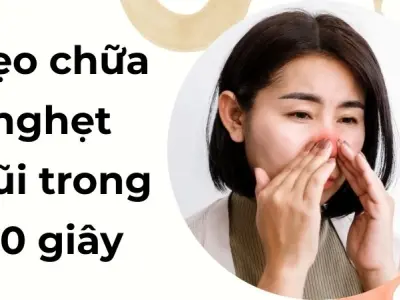 Mẹo chữa nghẹt mũi trong 20 giây cho người hay viêm mũi