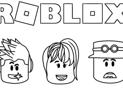 Tranh tô màu Roblox thế giới sáng tạo dành cho các game thủ
