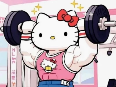 Hello Kitty Meme Sticker: Sự kết hợp dễ thương và hài hước