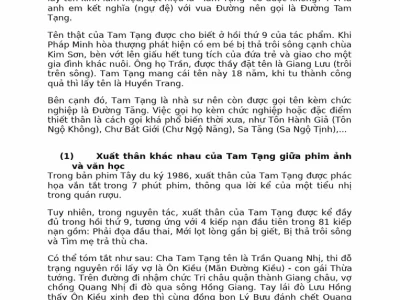 Khám phá dàn nhân vật kinh điển trong Tây Du Ký huyền thoại
